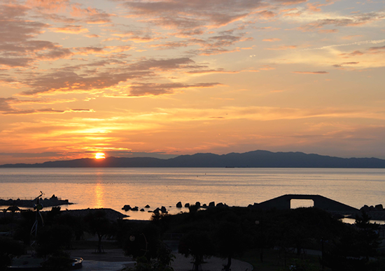 Designated as 'Japan's 100 Most Beautiful Sunsets'!